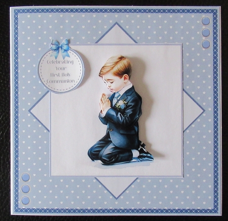 First Holy Communion Boy by Davina Rundle