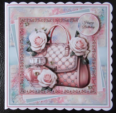 Handbags, Perfume & Flowers 02 Mini Page Kit by Davina Rundle