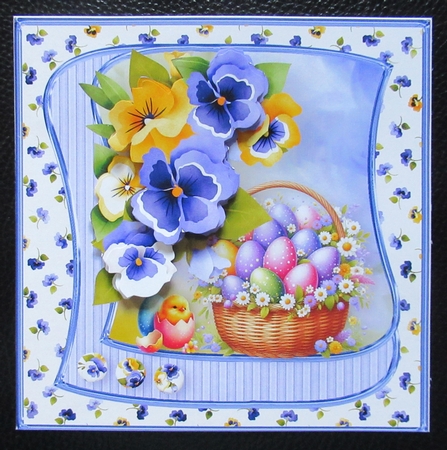 Easter Basket - Decoupage Card Mini Kit by Davina Rundle