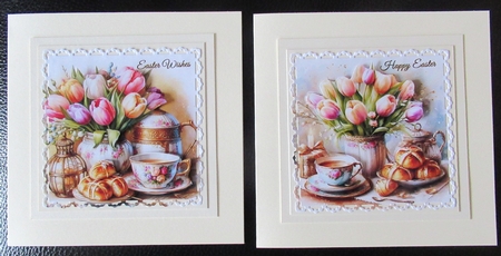 Hot Cross buns And Tulips by Davina Rundle