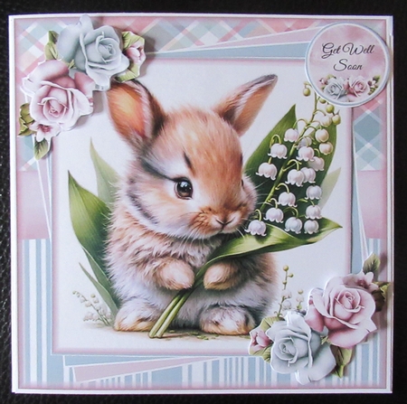 Spring Bunnies Mini Page Kit by Davina Rundle