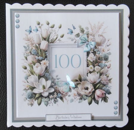 Floral Frame - 100th by Davina Rundle