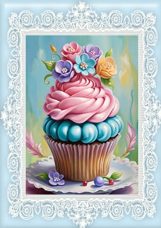 A Cupcake For You A4 by Davina Rundle