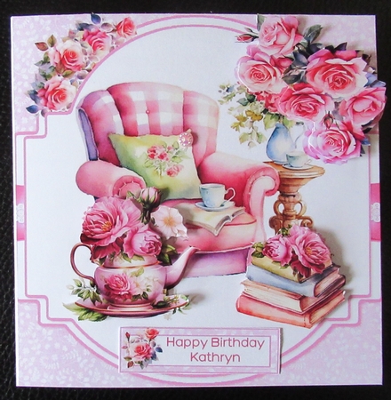 7x7 Time to sit relax enjoy choice of four mini kit by Davina Rundle