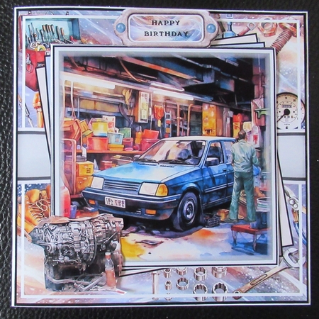 The Car Mechanic 02 Mini Page Kit by Davina Rundle
