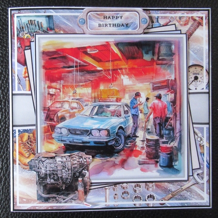 The Car Mechanic 02 Mini Page Kit by Davina Rundle
