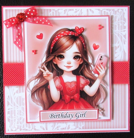 Little Birthday Girl Mini Kit With Ages 5 Yrs to 11 Yrs by Davina Rundle
