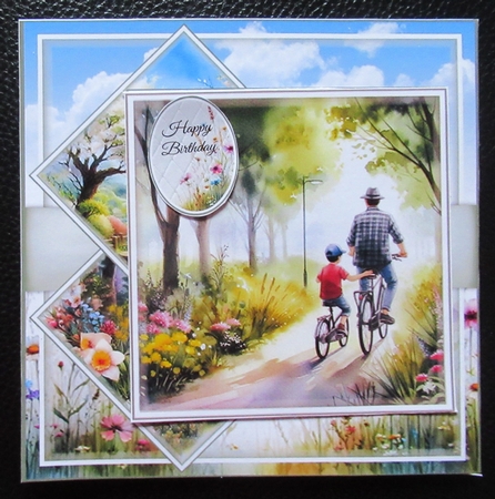 The Biking Trails Mini Page Kit by Davina Rundle