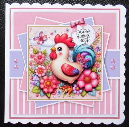A Pretty Chicken by Davina Rundle
