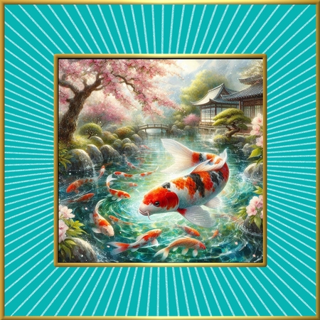 Glittery Stripe Frames-Spring by Davina Rundle