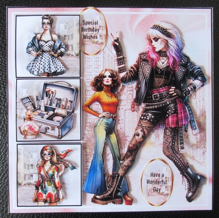 Retro Fashion Mini Page Kit by Davina Rundle