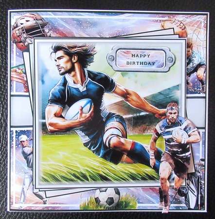 Men And Sports 02 Mini Page Kit by Davina Rundle