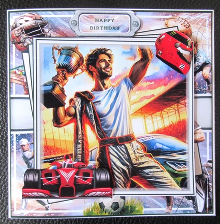 Men And Sports 02 Mini Page Kit by Davina Rundle