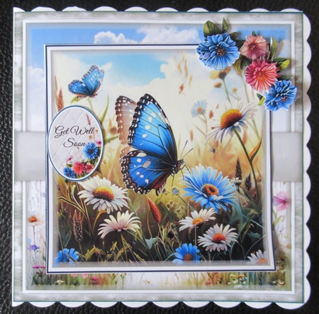 Spring Butterflies Mini Page Kit by Davina Rundle