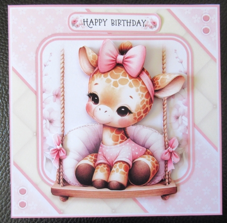 Swinging Giraffe Mini Kit with Ages 1 to 5 Yrs by Davina Rundle