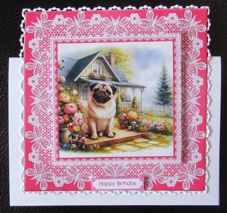 Spring Cottage Dogs 9 by Davina Rundle