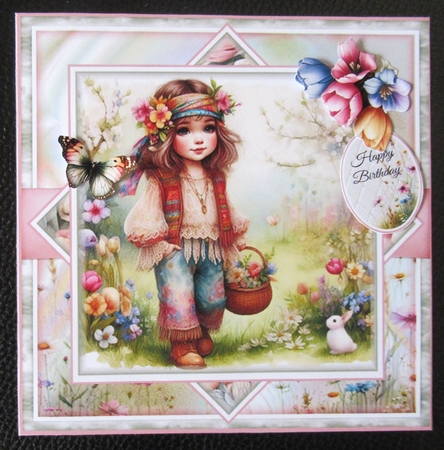 Boho Girls 02 Mini Page Kit by Davina Rundle