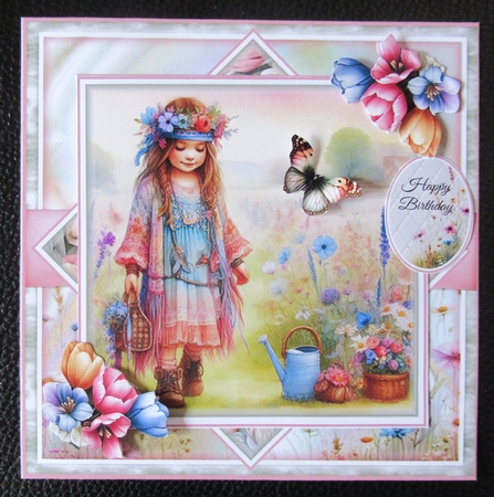 Boho Girls 02 Mini Page Kit by Davina Rundle