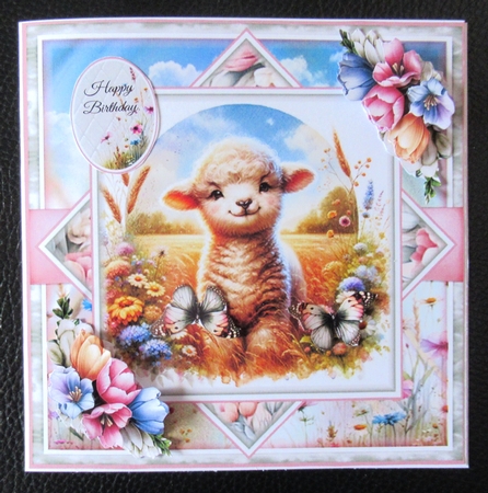 Adorable Spring Lambs Mini Page Kit by Davina Rundle