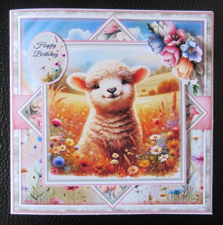 Adorable Spring Lambs Mini Page Kit by Davina Rundle