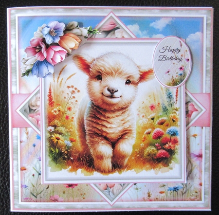Adorable Spring Lambs Mini Page Kit by Davina Rundle