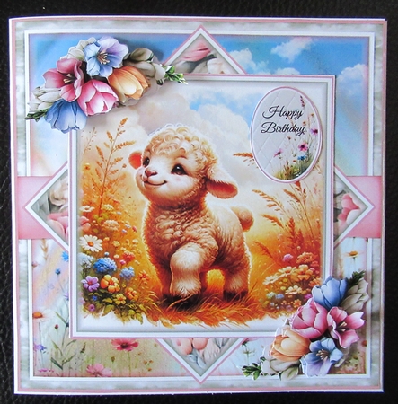 Adorable Spring Lambs Mini Page Kit by Davina Rundle