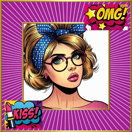 Pop Art Females by Davina Rundle