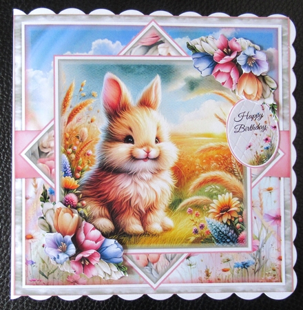 Adorable Spring Bunnies Mini Page Kit by Davina Rundle