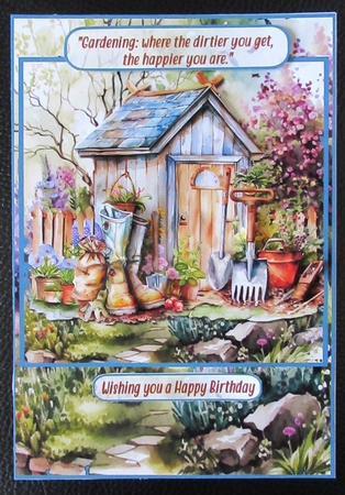 The glory of gardening A5 by Davina Rundle