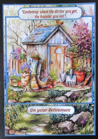 The glory of gardening A5 by Davina Rundle