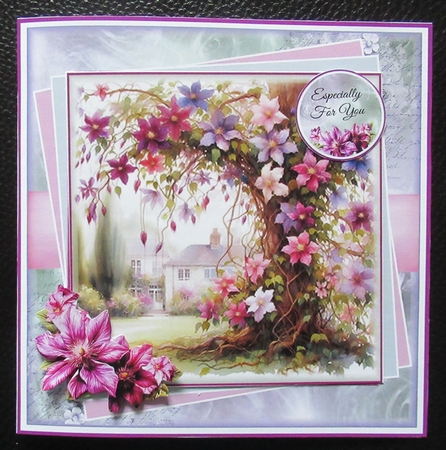 Clematis Beauty Mini Page Kit by Davina Rundle