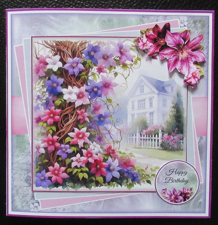 Clematis Beauty Mini Page Kit by Davina Rundle