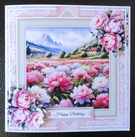Peony Elegance Mini Page Kit by Davina Rundle