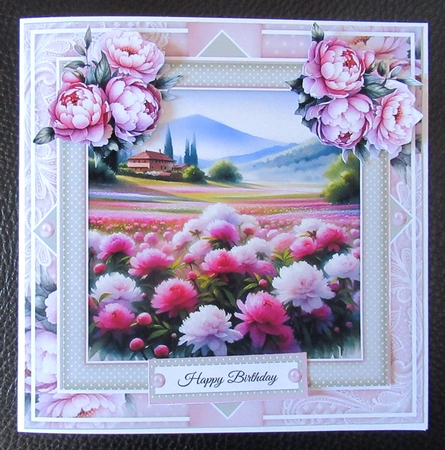 Peony Elegance Mini Page Kit by Davina Rundle