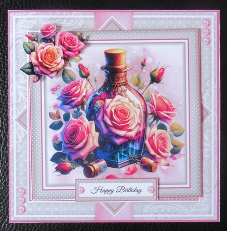 Romantic Rose Mini Page Kit by Davina Rundle