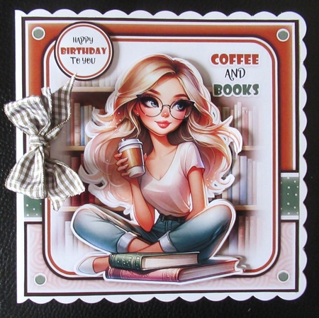 Coffee & Books Mini Kit with Age Tags by Davina Rundle
