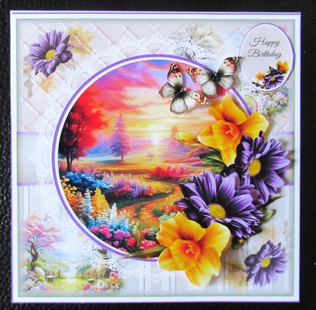 Spring Sunset Mini Page Kit by Davina Rundle