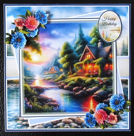 Cozy House By The River Mini Page Kit by Davina Rundle