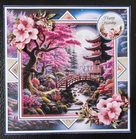 Japanese Midnight Garden Mini Page Kit by Davina Rundle