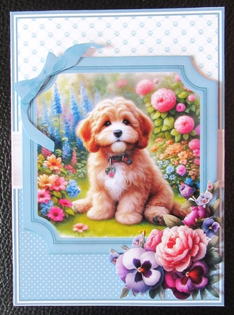 CAVAPOO DOG toppers by Davina Rundle