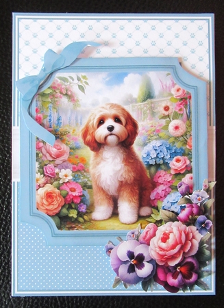 CAVAPOO DOG toppers by Davina Rundle