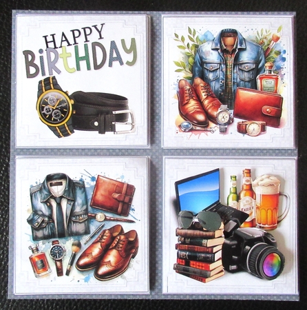 7x7 Dads in denim birthday or fathers day mini kit by Davina Rundle