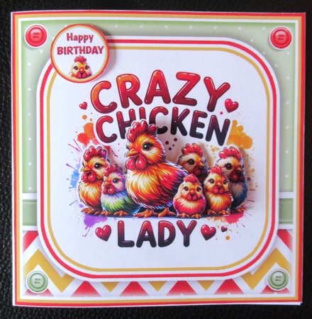 Crazy Chicken Lady by Davina Rundle