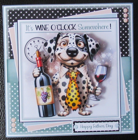 Its Wine O Clock Somewhere 02 Mini Page Kit by Davina Rundle