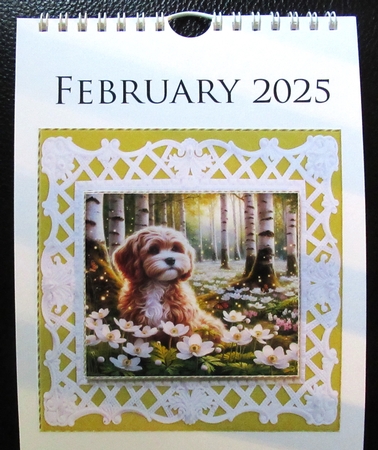 Beautiful Birch Forest Dogs 4 by Davina Rundle