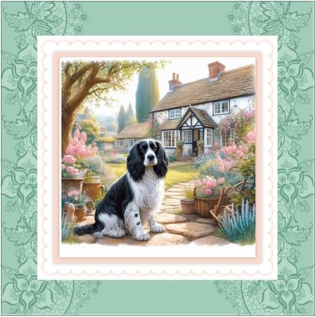 Faded Floral Backgrounds-Sweet by Davina Rundle