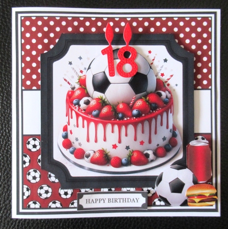 FOOTBALL CAKES RED - request by Davina Rundle