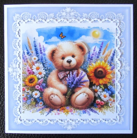 Floral Bear by Davina Rundle