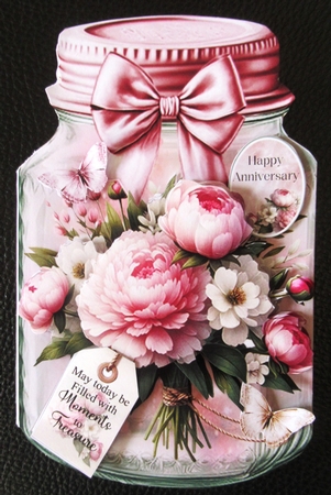 Moments To Treasure Mason Jar Shaped Mini Page Kit by Davina Rundle