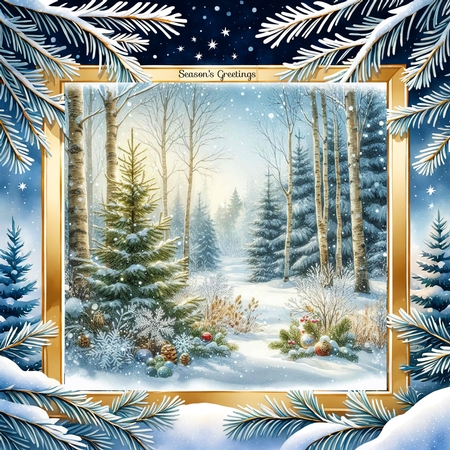 Winter Forest  by Davina Rundle